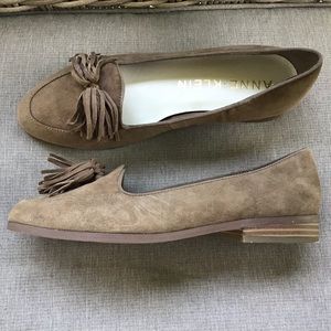 Anne Klein suede flats
